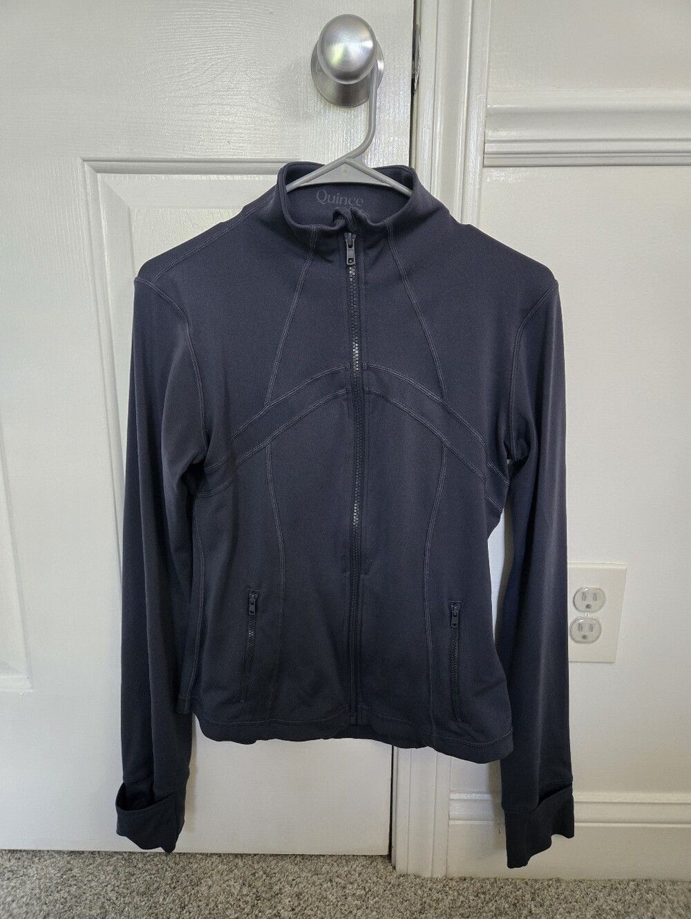 WORN ONCE Quince Ultra-Form Slim Fit Jacket